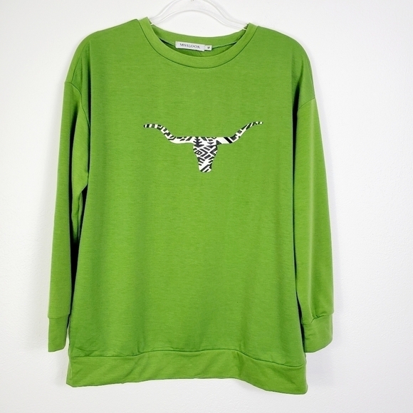 MISSLOOK Tops - MISSLOOK LONGHORN TEE